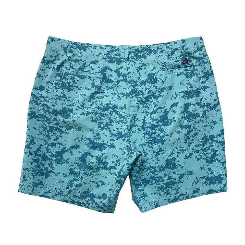 Adidas Ultimate 365 Golf Shorts Men's 42 Blue Camo‎ Athletic Performance Hybrid